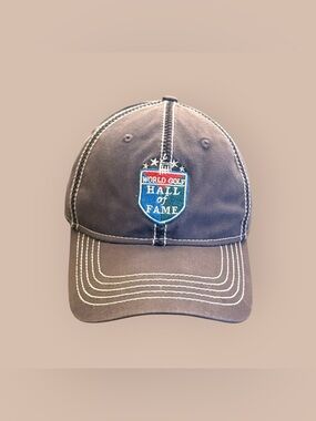 World Golf Hall Of Fame Gray Cap Hat Baseball Strapback St. Augustine Florida